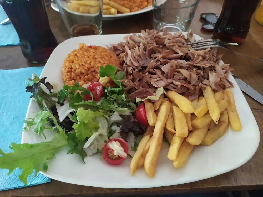 Donner Kebab Frites Et Bulghour