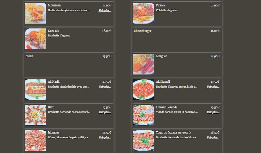 Les Délices d'Amour - Menu Image 3